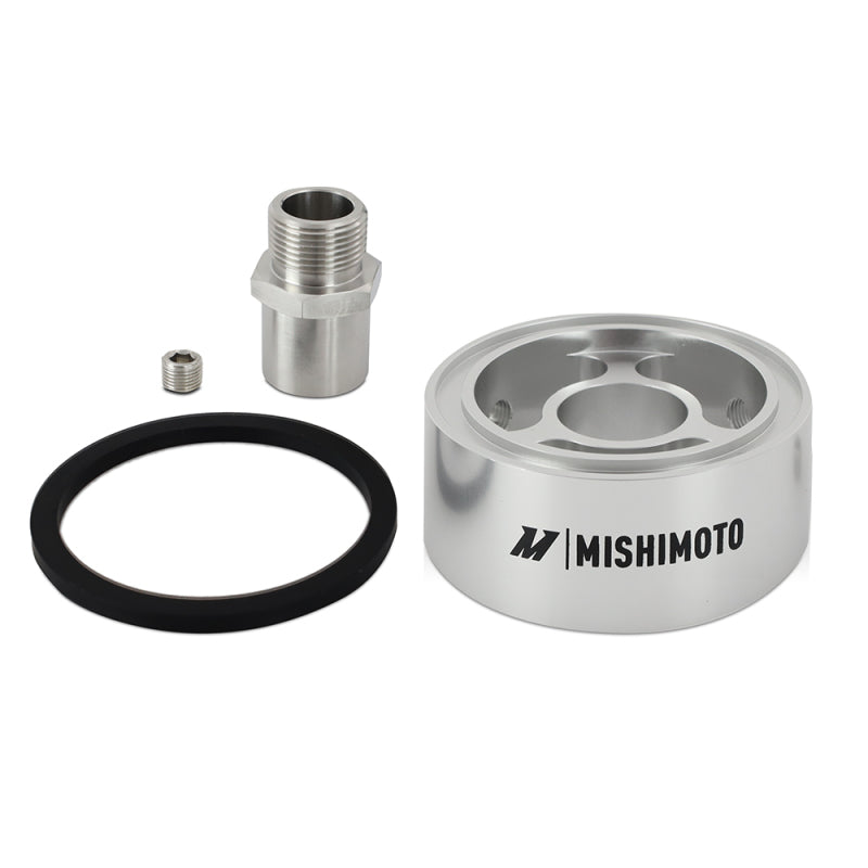 Mishimoto Oil Filter Spacer 32mm M22 x 1.5 Thread - Silver MMOC-SPC32-M22SL MMOC-SPC32-M22SL Photo - Primary