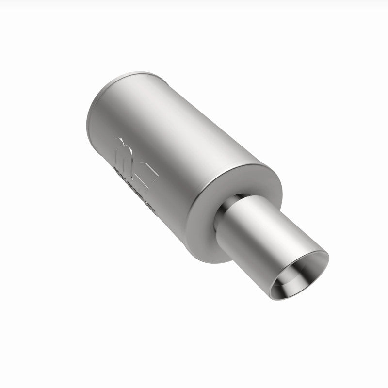 MagnaFlow 7" Round Center/Center Performance Muffler With Tip 14826 360 Degree Image Set