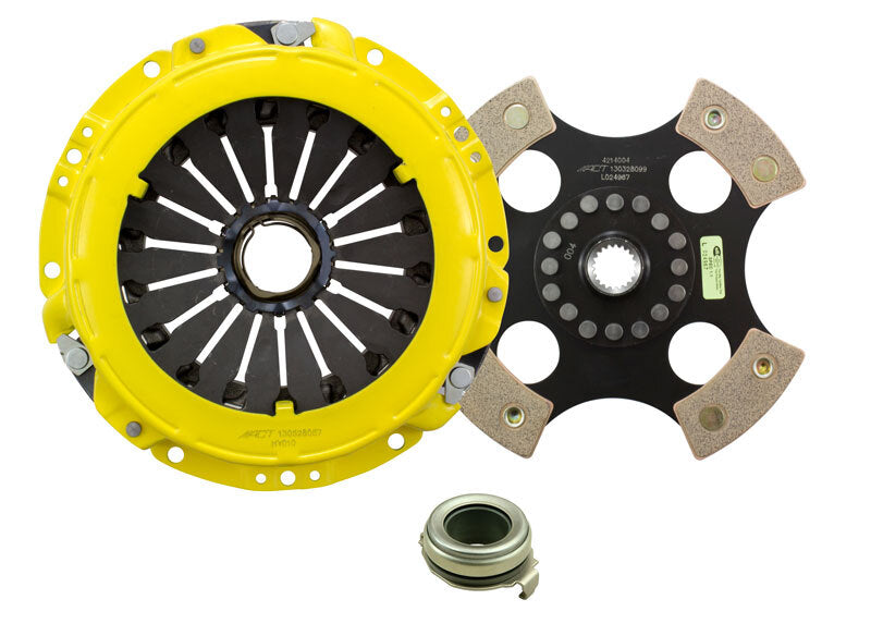 ACT HD Clutch Kit 4 Puck Solid Hyundai Tiburon Base L4 97-02 HY1-HDR4 Photo - Primary
