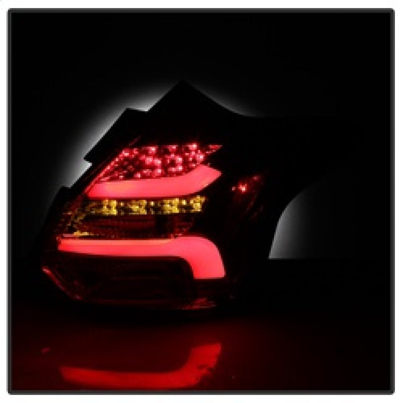 Spyder 12-14 Ford Focus 5DR LED Tail Lights - Red Clear (ALT-YD-FF12-LED-RC) 5085153 5085153 Photo - Unmounted
