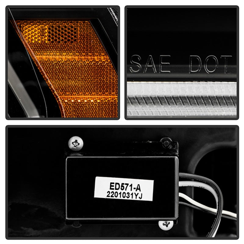 SPYDER 19-22 Dodge Ram 2500/3500 (Halogen Model Only) Proj. Headlights (PRO-YD-DR19HDHALAP-SEQ-BK) 5088604 5088604 Photo - Unmounted
