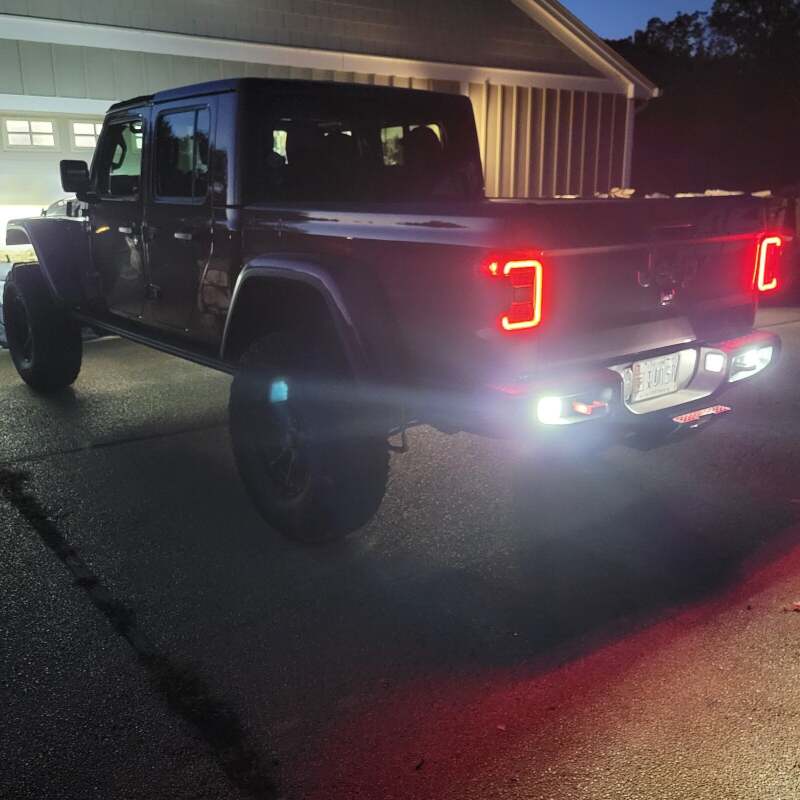ORACLE Lighting Oracle Rear Bumper LED Reverse Lights for Jeep Gladiator JT w/ Plug & Play Harness - 6000K 5881-504 5881-504 Photo - lifestyle view