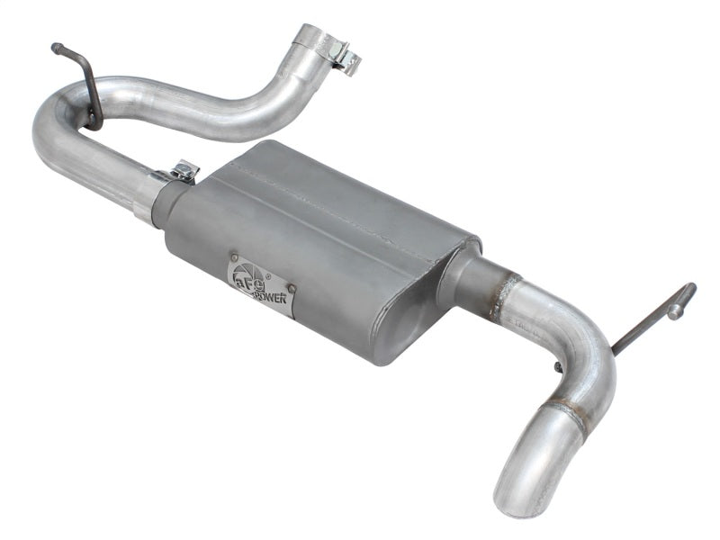 aFe Scorpion 2-1/2in Aluminized Steel Axle-Back Exhaust System: Jeep Wrang 49-08046 Photo - Primary