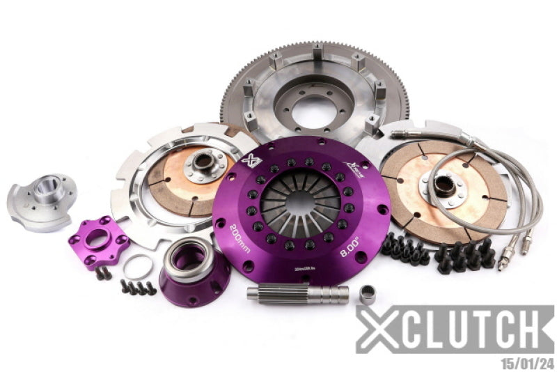 XCLUTCH 93-95 Mazda RX-7 1.3L 8in Twin Solid Ceramic Clutch Kit XKMZ20680-2E XKMZ20680-2E Photo - Primary