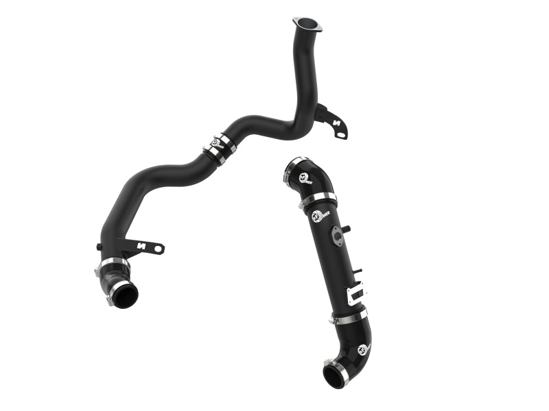 aFe 19-22 Hyundai Veloster N BladeRunner Aluminum Hot & Cold Charge Pipe Kit - Black 46-20764-B 46-20764-B Photo - Primary