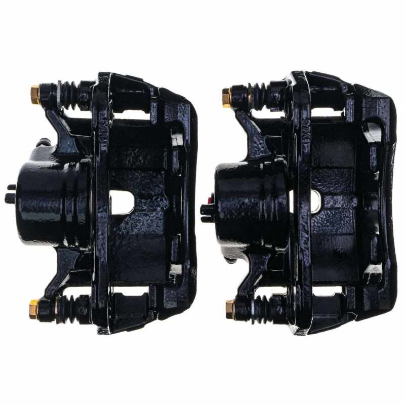 PowerStop Power Stop 13-15 Acura ILX Front Black Caliper - Pair w/Bracket S2660BLK S2660BLK Photo - out of package