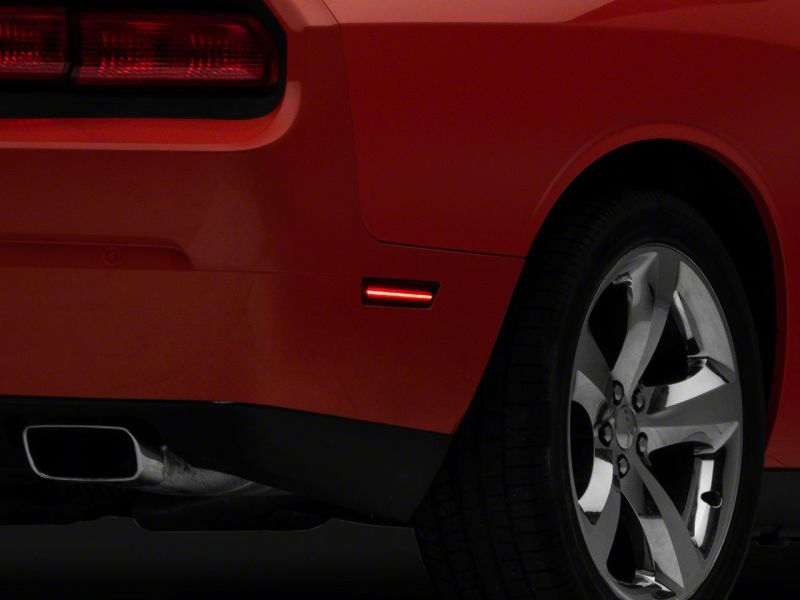 Raxiom 08-14 Dodge Challenger Axial Series LED Side Marker Lights- Smoked CH3218 CH3218 Photo - Close Up