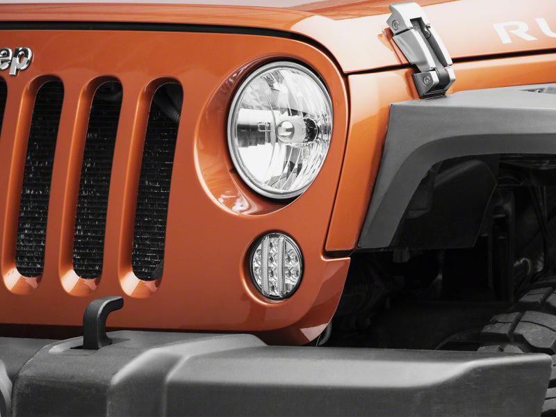 Raxiom 07-18 Jeep Wrangler JK Axial Series LED Front Turn Signals- Clear J119944 J119944 Photo - Primary