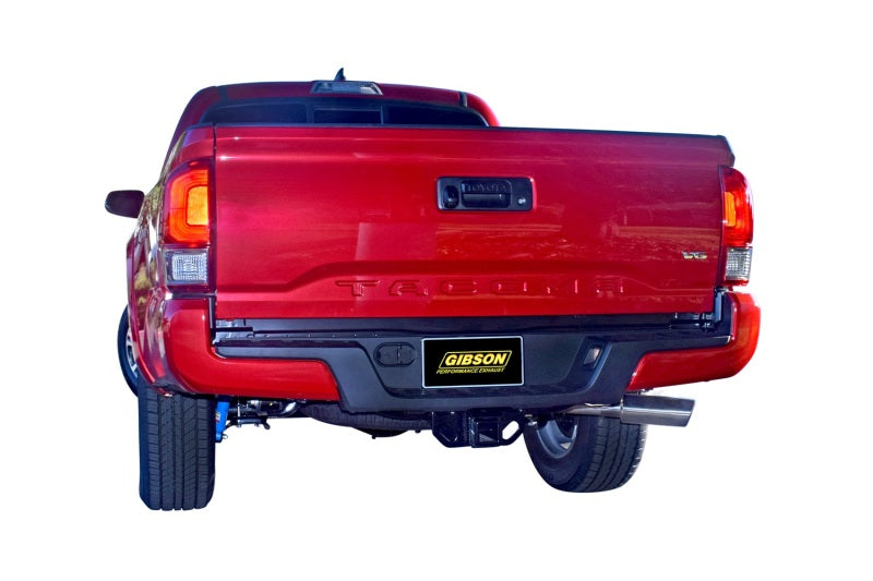 Gibson 16-19 Toyota Tacoma SR5 3.5L 2.5in Cat-Back Single Exhaust - Stainless 618814 618814 Photo - Mounted
