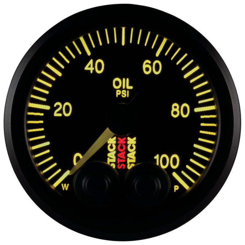 Autometer Gauge OilP Pro-Cntrl 52mm Blk 100psi ST3502 User 5