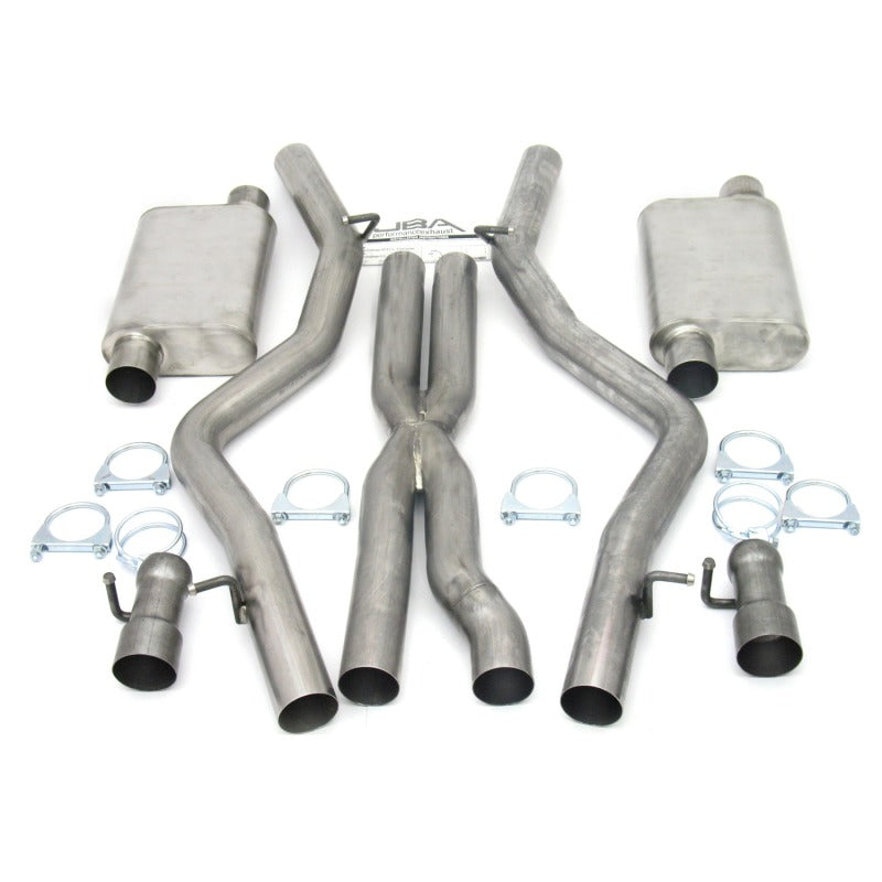 JBA 08-14 Dodge Challenger SRT8 6.1L/6.4L 409SS Dual Rear Exit Cat-Back Exhaust 40-1665 40-1665 Photo - Primary