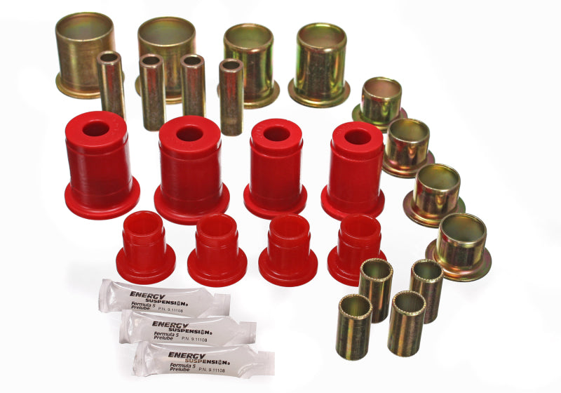 Energy Suspension Control Arm Bushing Set Red Chevrolet Chevelle Base 1964-1966 3.3117R Photo - Primary