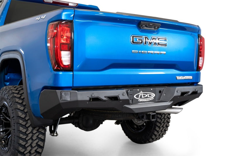 Addictive Desert Designs ADD 2020+ Chevy/GMC 1500 Black Label Rear Bumper R14020NA0103 R14020NA0103 Photo - Mounted