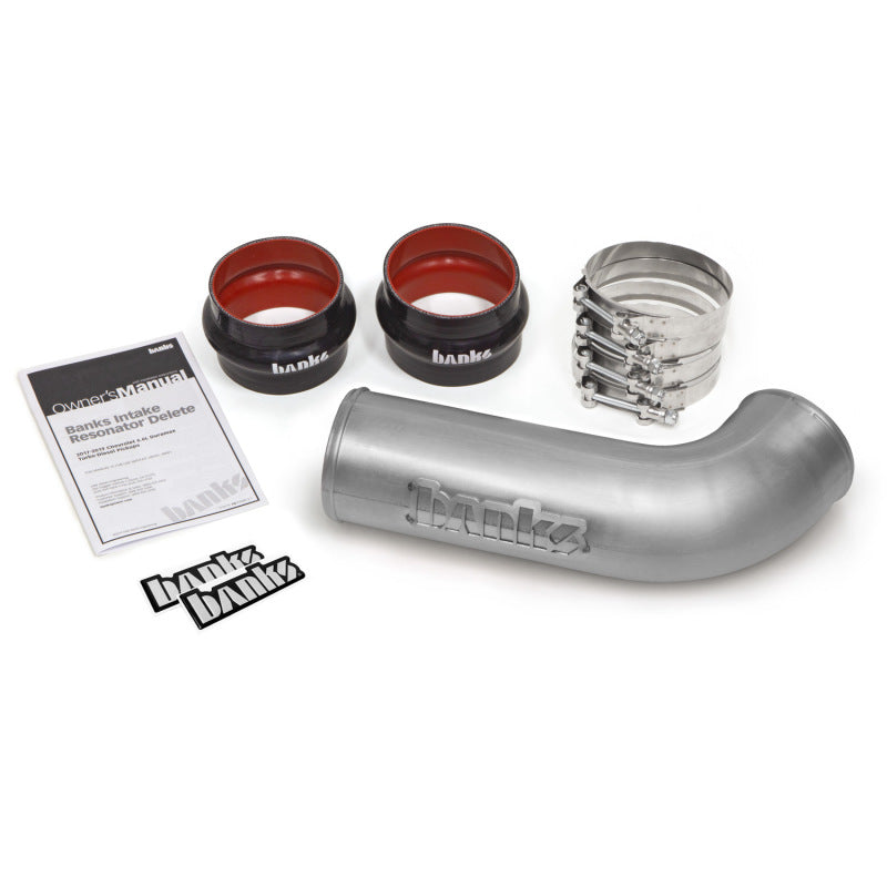 Banks Power 17-19 GM 2500/3500 6.6L L5P Intake Resonator Delete System - Natural Finish 48001 48001 Photo - Primary
