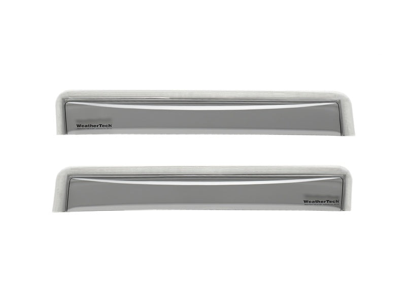 WeatherTech 2018+ Hyundai Kona Rear Side Window Deflectors - Dark Smoke 81962 81962 Photo - Primary