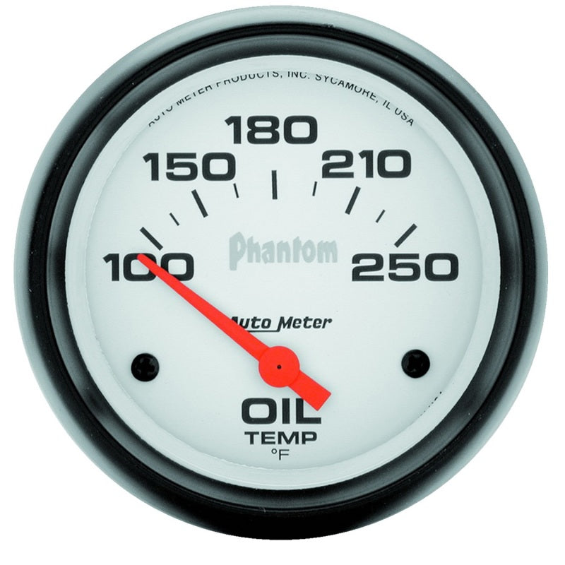 Autometer Gauge, Oil Temp, 2 5/8", 100-250 Deg. F, Electric, Phantom 5847 Photo - Primary