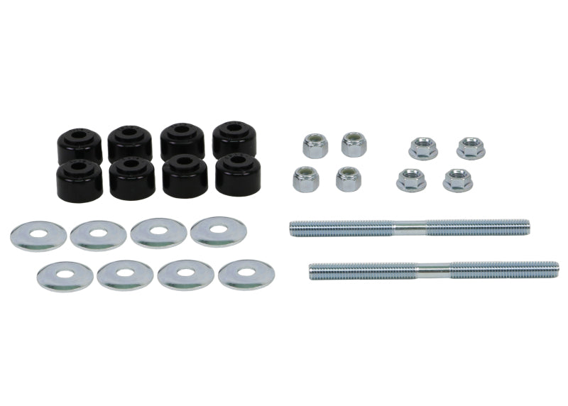 Whiteline Plus Universal Sway Bar Link Threaded Rod w/ Poly Bushes 140mm W21806S W21806S Photo - Close Up