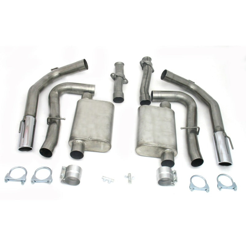 JBA 99-04 Ford Mustang Cobra IRS 4.6L 4V 409SS Dual Rear Exit Cat-Back Exhaust 40-2625 40-2625 Photo - Primary