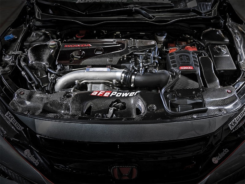 aFe Cold Air Intake System - Takeda Momentum Pro DRY S for Honda Civic TM-1025B-D Photo - Mounted