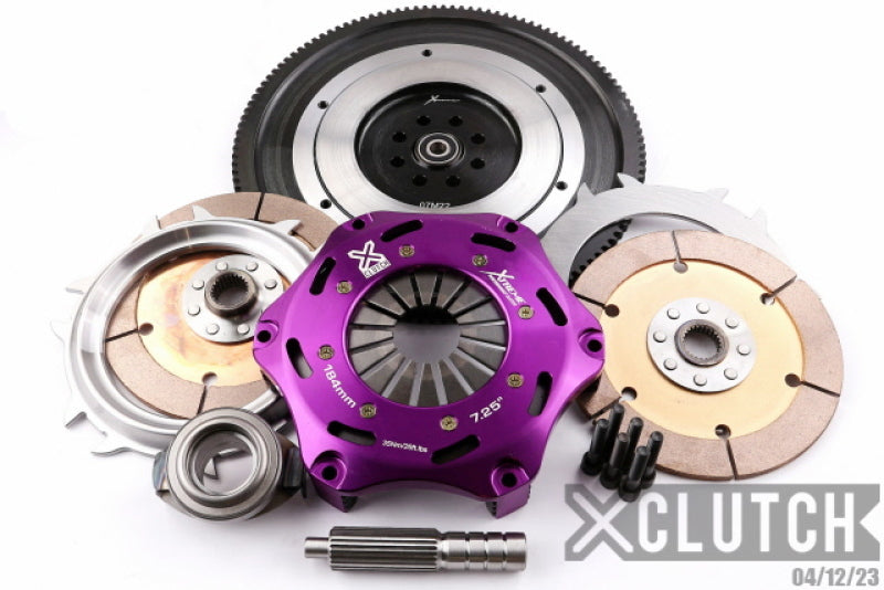 XCLUTCH 15-17 Subaru WRX Base 2.0L 7.25in Twin Solid Ceramic Clutch Kit XKSU18526-2E XKSU18526-2E Photo - Primary