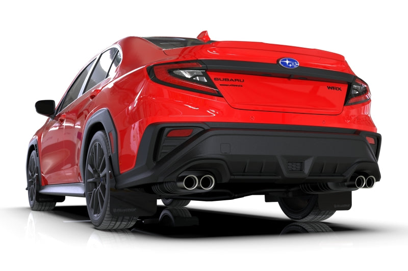 Rally Armor 2022+ Subaru WRX Black UR Mud Flap Altered Font Met. Blk Logo MF92-UR-BLK/MBK-X MF92-UR-BLK/MBK-X User 1