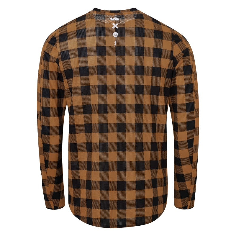 USWE Flannel Long Sleeve Lightweight Off-Road Jersey Bronze - XS w80951061042103 w80951061042103 User 1