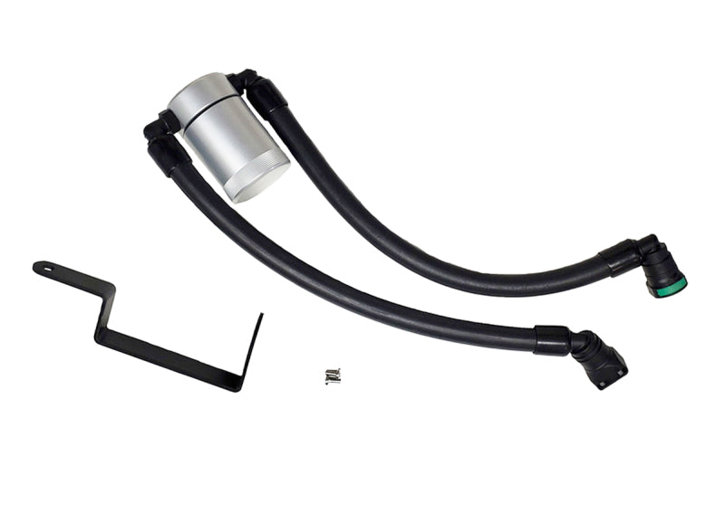 J&L 13-19 Ford Explorer Sport EcoBoost V6 Passenger Side Oil Separator 3.0 - Clear Anodized 3022P-C 3022P-C Photo - Primary