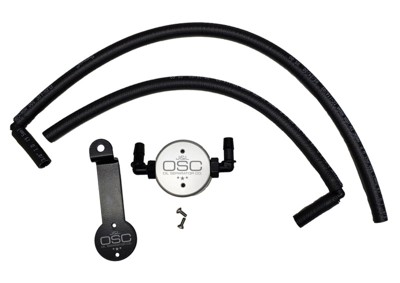 J&L 05-22 Toyota 4Runner 4.0L Driver Side Oil Separator 3.0 - Clear Anodized 3107D-C 3107D-C Photo - Primary