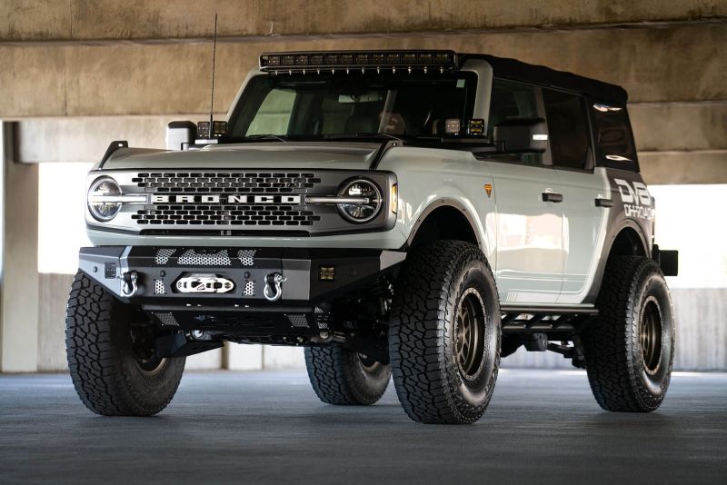 DV8 Offroad 2021+ Ford Bronco Front Bumper Winch Capable w/ Optional Bull Bar/Aux Light Opening FBBR-01 FBBR-01 User 1