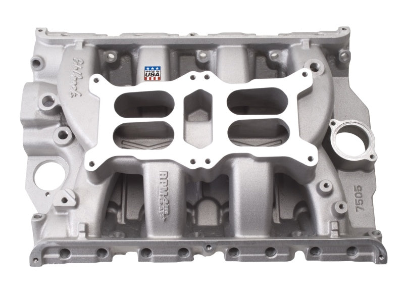 Edelbrock Intake Manifold, Ford, Performer. RPM, Dual Quad, FE 7505 Photo - Primary