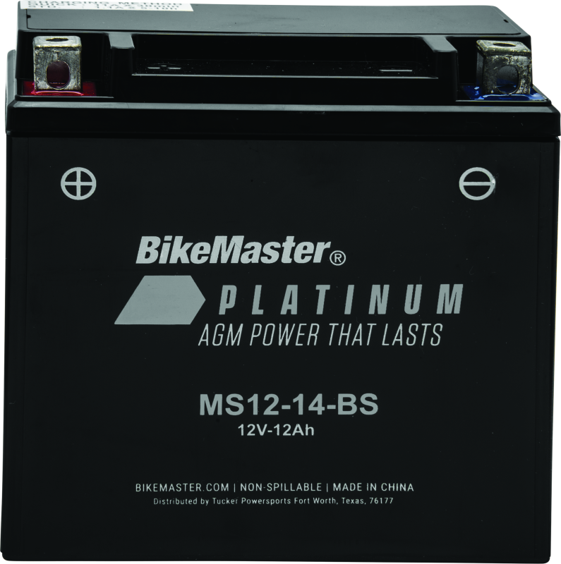 BikeMaster AGM Battery - MS12-14-BS 780713 780713 Photo - Primary