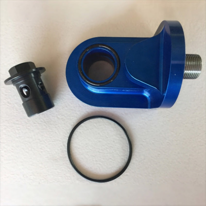 Ford Oil Filter Adapter w/ 3/4-16 Threads- Blue FRDM6880-B50 M-6880-B50 Photo - Unmounted