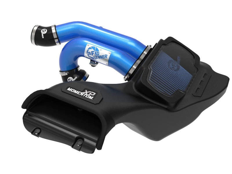 aFe 21-22 Ford F-150 Raptor V6-3.5L(tt) Momentum XP Cold Air Intake System - Blue w/ Pro 5R Filter 50-30072RL 50-30072RL Photo - Primary