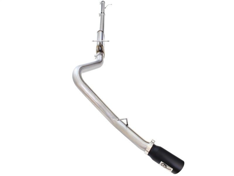 aFe Cat-Back Stainless Steel Exhaust System Black - Ford Trucks 99-04 49-43076-B Photo - Unmounted