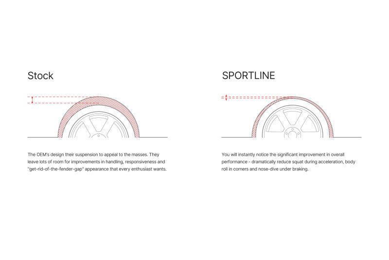 Eibach Sportline Springs Dodge Charger Se 2010-2011 4.10528 Illustration Guide