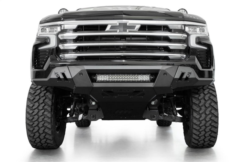 Addictive Desert Designs ADD 2022+ Chevrolet Silverado 1500 Black Label Front Bumper F140300010103 F140300010103 Photo - Mounted