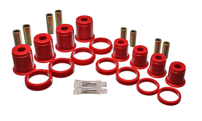 Energy Suspension Control Arm Bushing Set Red Jeep Cherokee Base 1985-1998 2.3101R Photo - Primary