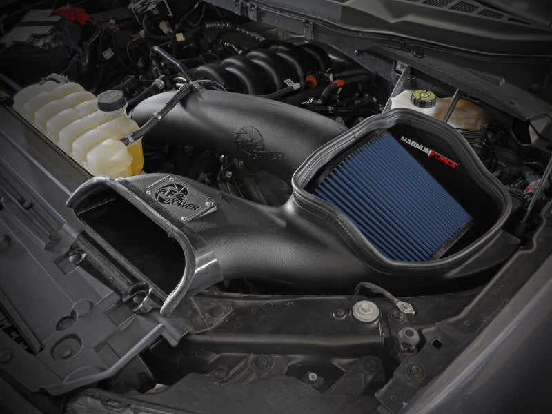 aFe 2021+ Ford F150 5.0L V8 MagnumFORCE Intake Stage-2 Pro 5R 54-13064R 54-13064R Photo - Mounted