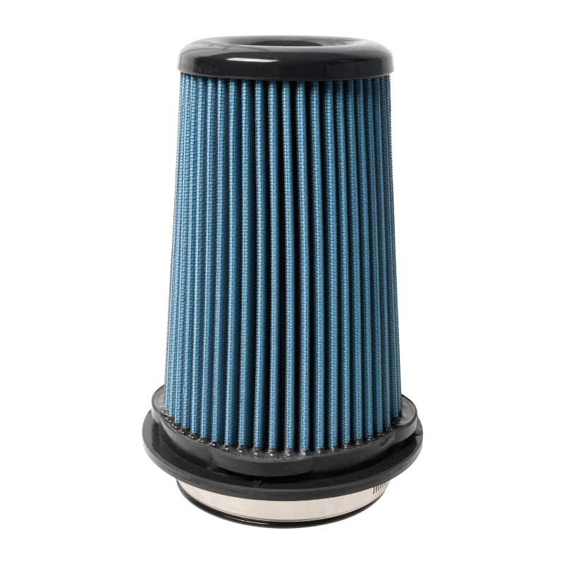 Injen SuperNano Web Air Filter 4in Flange ID 6in Twist Lock Base / 7.75in Media Height / 4in Top X-1134-BB X-1134-BB Photo - Primary