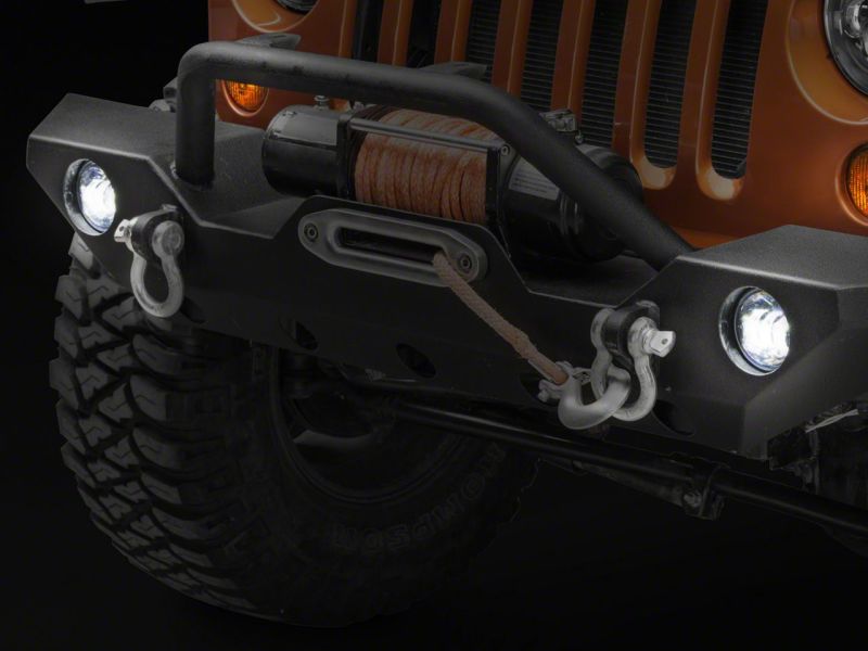Raxiom 07-18 Jeep Wrangler JK Axial Series LED Fog Lights J108041 J108041 Photo - Close Up