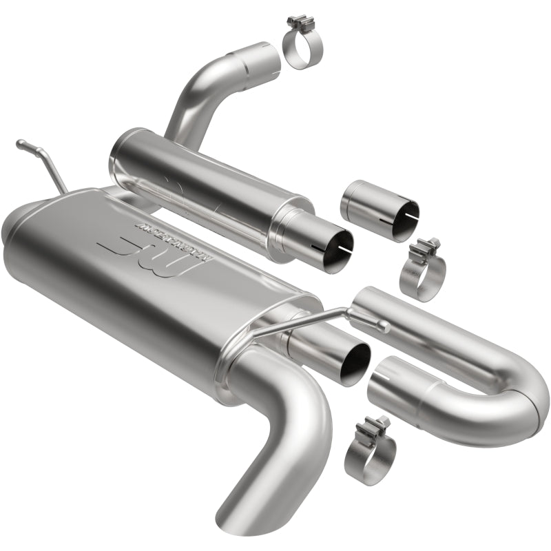 Magnaflow 18-23 Jeep Wrangler JL 2.0L/3.6L Overland Series Axle-Back Exhaust 19620 19620 Photo - Primary