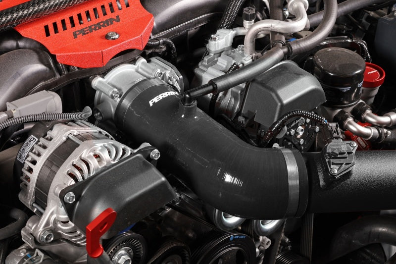Perrin Performance Perrin 22-23 Subaru BRZ/Toyota GR86 Silicone Inlet Hose (3in. ID / SS Wire) - Black PSP-INT-432BK PSP-INT-432BK User 1