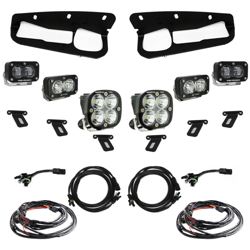 Baja Designs 21-22 Ford Bronco w/Steel Bumper S2 SAE Pro Fog Pocket Light Kit - Clear 448175 448175 User 1