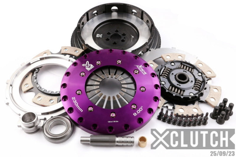 XCLUTCH 89-94 Nissan Skyline GT-R 2.6L 9in Twin Sprung Ceramic Clutch Kit XKNI23530-2B XKNI23530-2B Photo - Primary