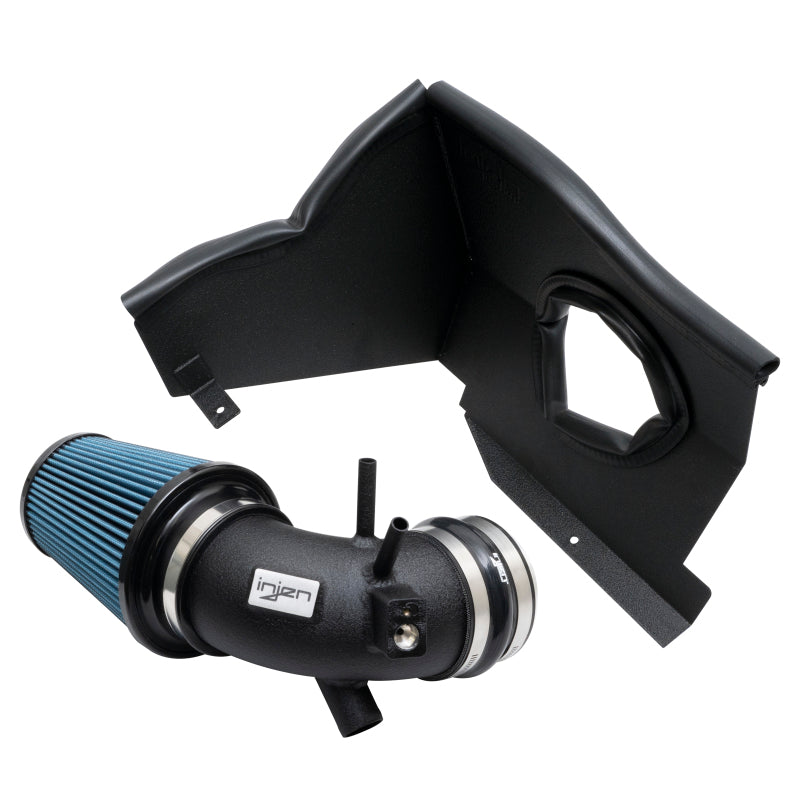 Injen 22-23 Kia Stinger 2.5L Turbo L4 Wrinkle Black Short Ram Tuned Intake System SP1352WB SP1352WB Photo - Unmounted