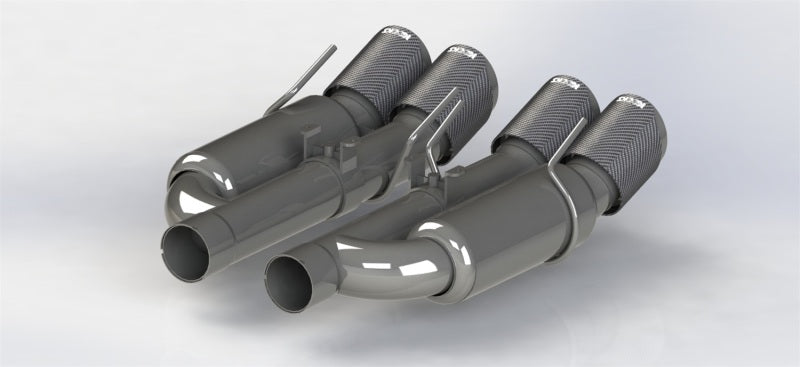 Kooks Headers Kooks 09-13 Chevrolet Corvette Z06/ZR1 3in. Valved Axle-Back Exhaust w/ SS Tips 21606750 21606750 Photo - Unmounted
