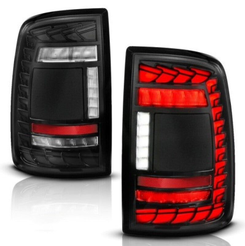 ANZO 19-24 RAM 2500/3500 Full LED Tail Lights SeqSig Black - Pair 311482A 311482A User 1