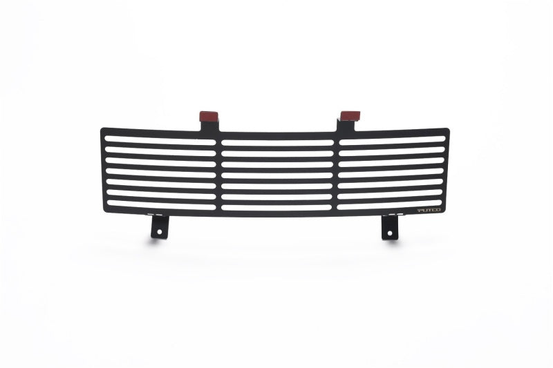 Putco 11-16 Ford SuperDuty - Stainless Steel Black Bar Design Bumper Grille Inserts 87165 87165 Photo - Primary