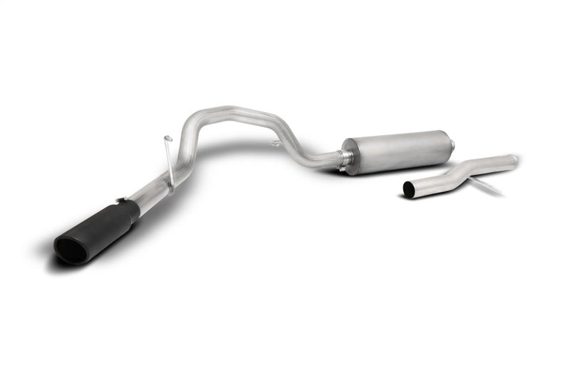 Gibson 20-21 GMC Sierra 2500HD/3500HD 6.6L Cat-Back Single Exhaust System Stainless - Black Elite 616517B 616517B Photo - Primary