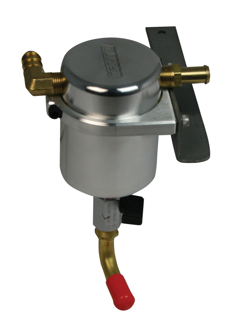 Moroso 04-08 Ford F-150 5.4L Air/Oil Separator Catch Can - Billet Aluminum 85513 85513 Photo - Primary